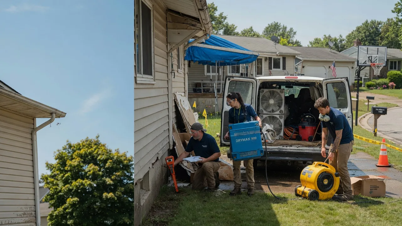 Ceiling Leak Cleanup in Grove City, OH near me