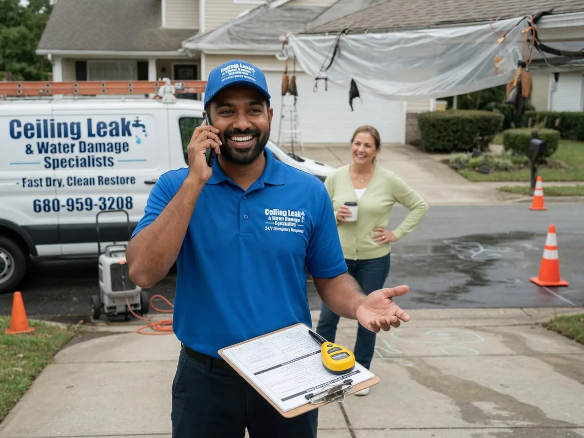 Ceiling Leak Cleanup Grove City, OH FAQs